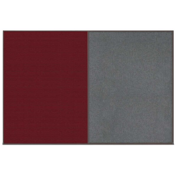 Enclosed Corkboard, 1 Door, 72"x36", 4" Fra